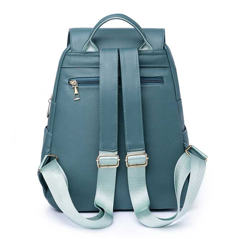 Ladies Soft Leather Backpack Bag