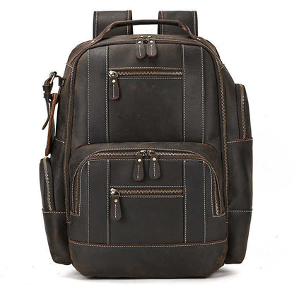 Leather Retro Backpack Bag