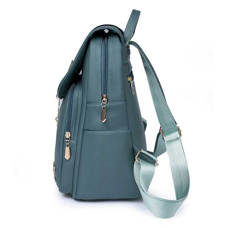 Ladies Soft Leather Backpack Bag