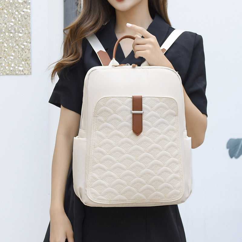 Retro Fish Pattern Simple Backpack Bag