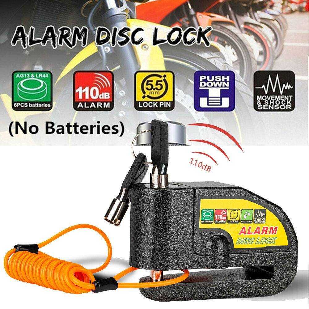 Motorcycle Alarm Disc Lock Security Technology