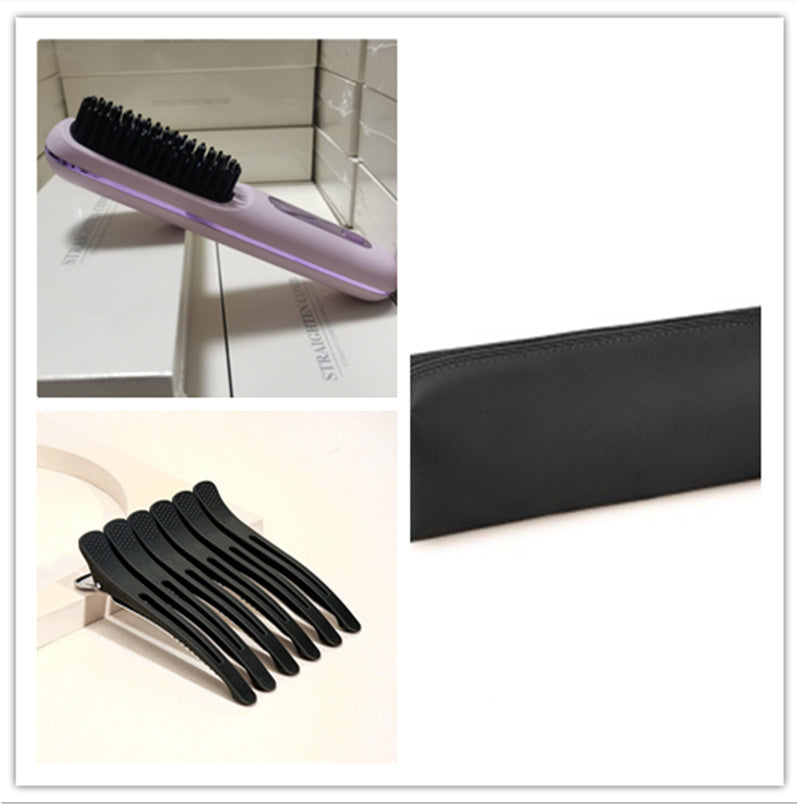 2 In 1 Hair Brush Straightener