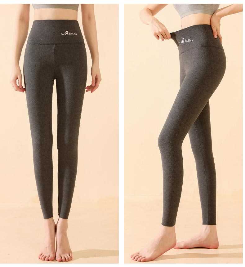 High Waist Knee Pad Leggings Active wear