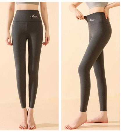 High Waist Knee Pad Leggings Active wear