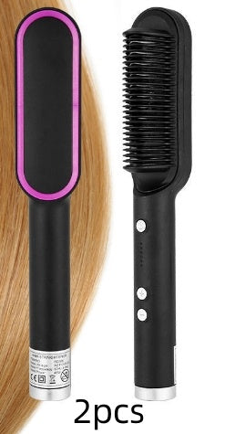 2 In 1 Hair Straightener & Curling Comb