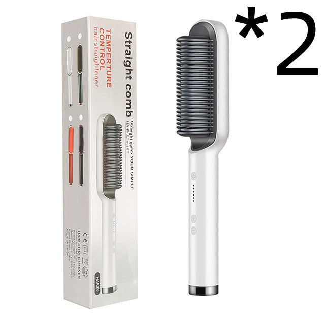 2 In 1 Hair Straightener & Curling Comb