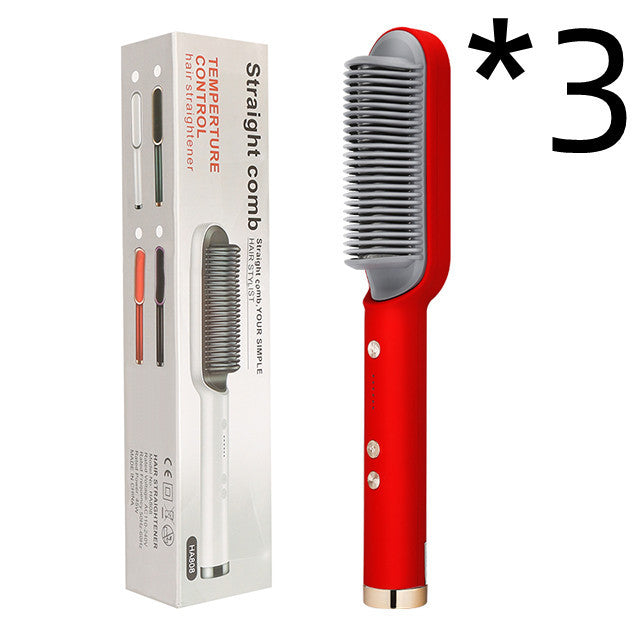 2 In 1 Hair Straightener & Curling Comb