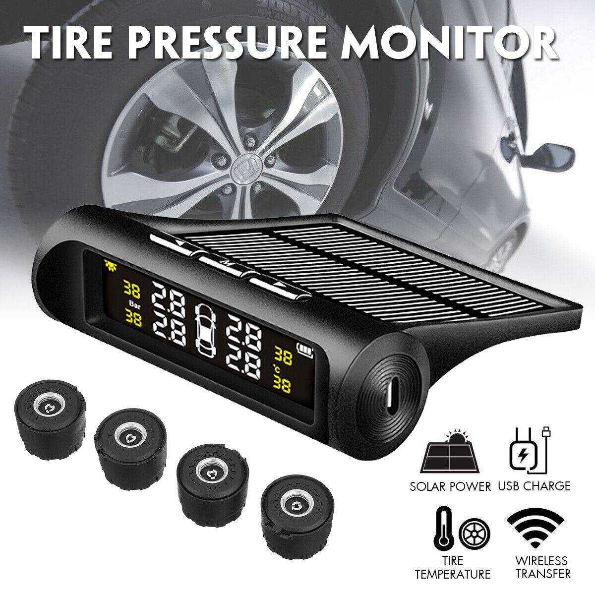 Solar Wireless Tyre Pressure Monitoring System Technology
